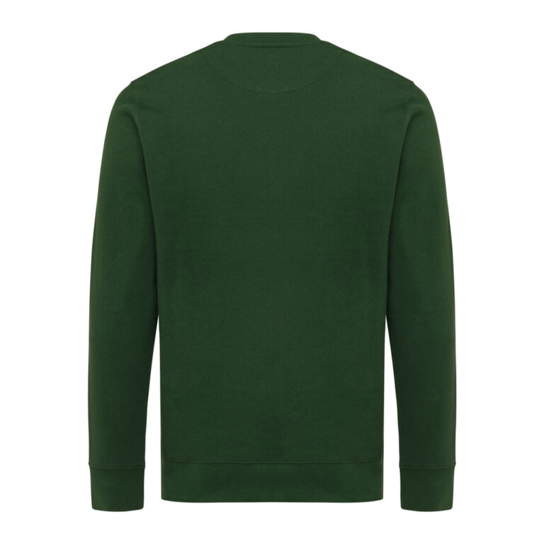 Etosha lättvikt sweatshirt i återvunnen bomull, forest green