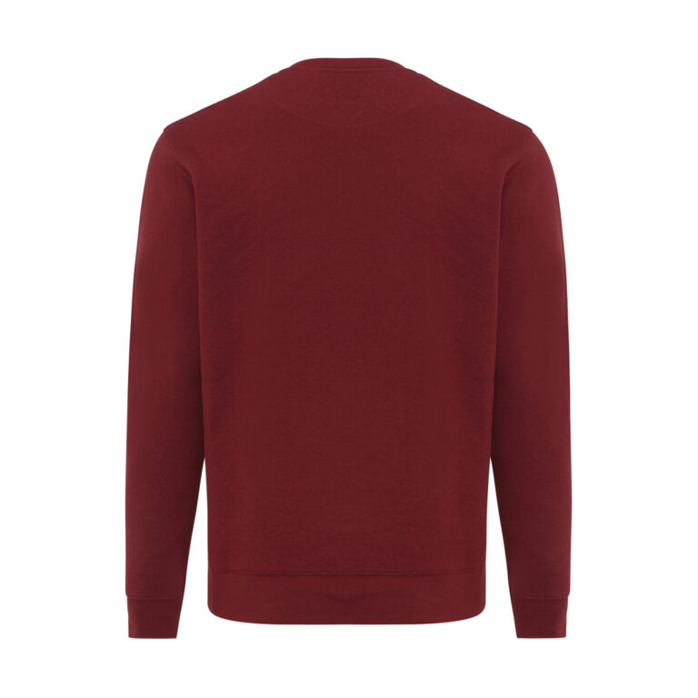 Etosha lichtgewicht gerecycled katoen sweater, bordeauxrood