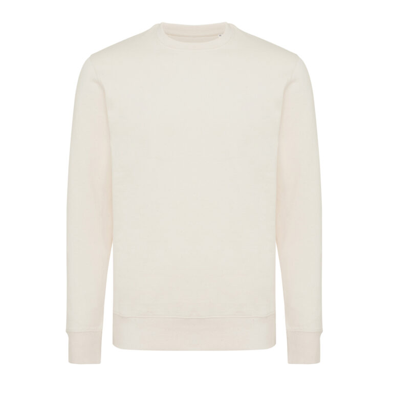 Etosha lichtgewicht gerecycled katoen sweater, natural raw