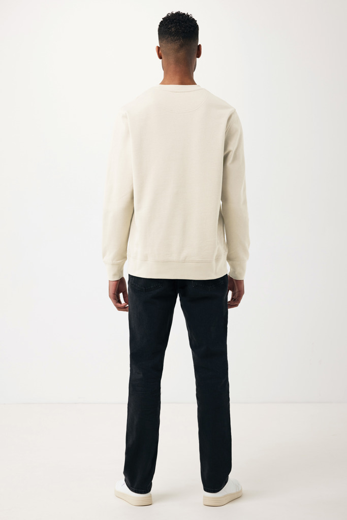 Etosha lichtgewicht gerecycled katoen sweater, natural raw