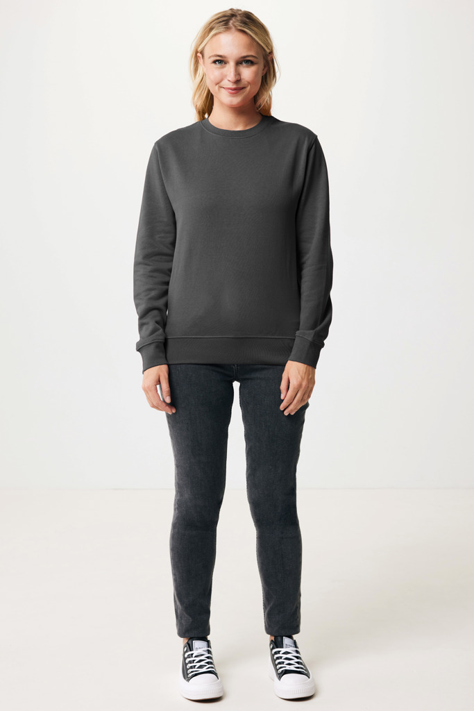 Etosha Lightweight Sweater aus recycelter Baumwolle, anthraz