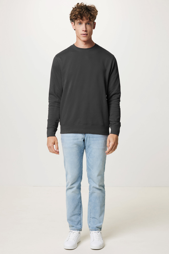 Etosha Lightweight Sweater aus recycelter Baumwolle, anthraz
