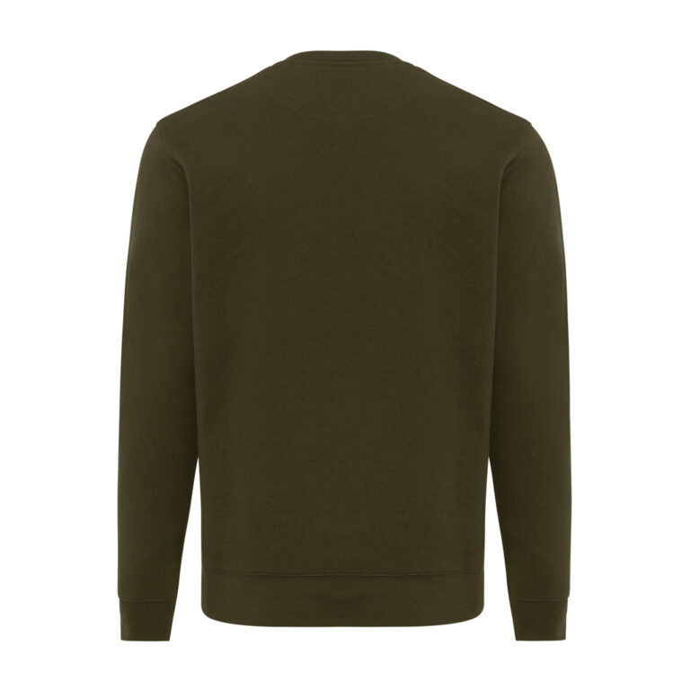 Etosha lichtgewicht gerecycled katoen sweater, khaki