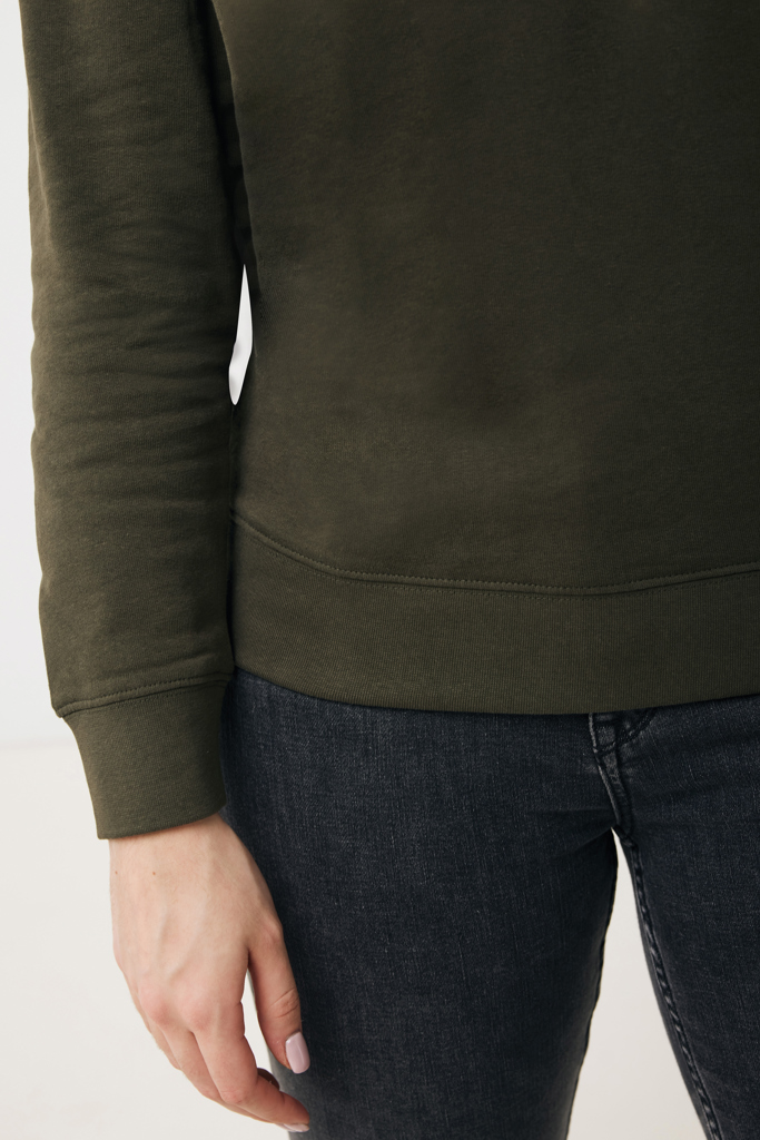 Etosha lichtgewicht gerecycled katoen sweater, khaki