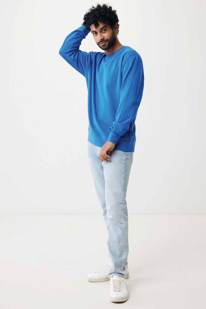 Etosha lichtgewicht gerecycled katoen sweater, royal blue