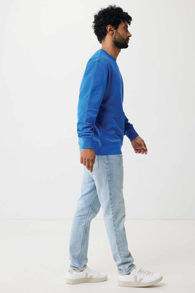 Etosha lichtgewicht gerecycled katoen sweater, royal blue