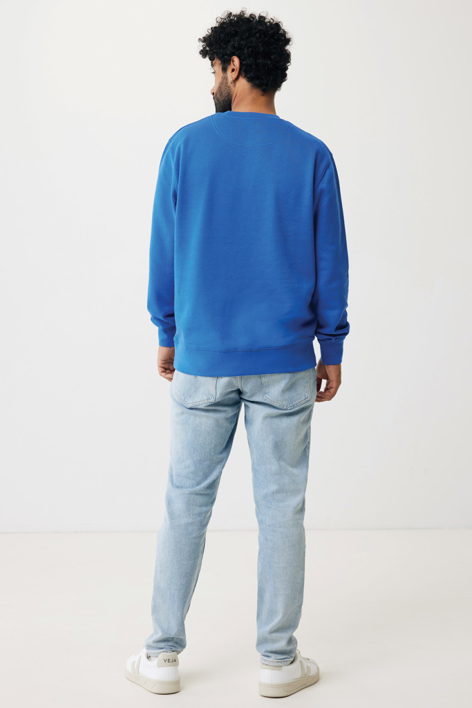 Etosha lichtgewicht gerecycled katoen sweater, royal blue