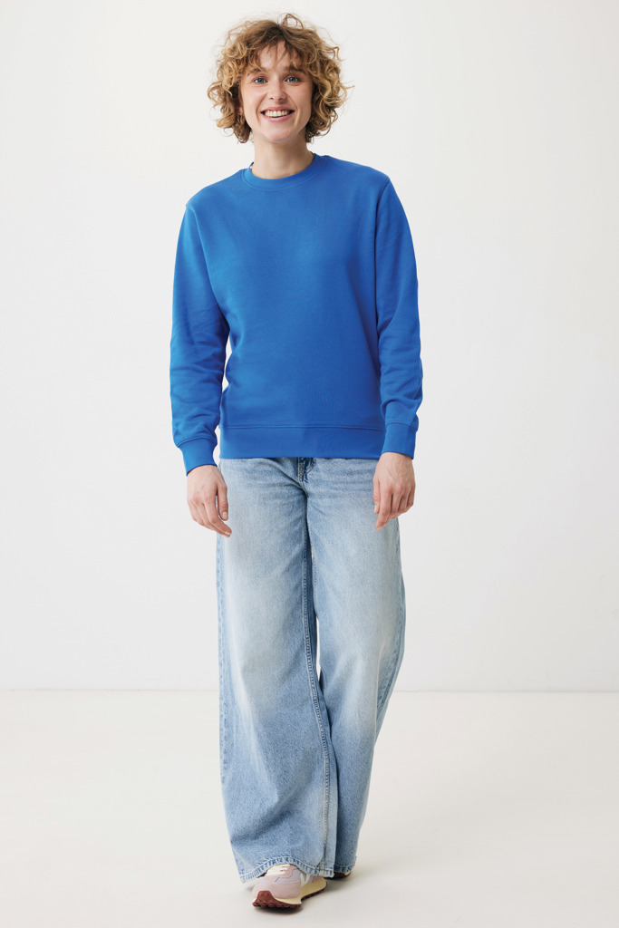 Etosha lichtgewicht gerecycled katoen sweater, royal blue