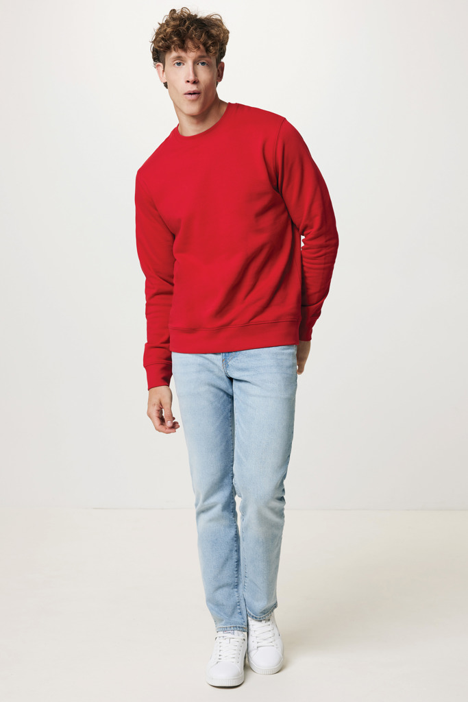 Etosha Lightweight Sweater aus recycelter Baumwolle, rot