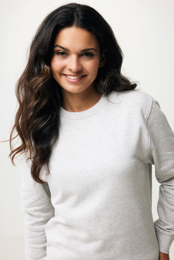 Felpa girocollo leggera Etosha in cotone riciclato, light he