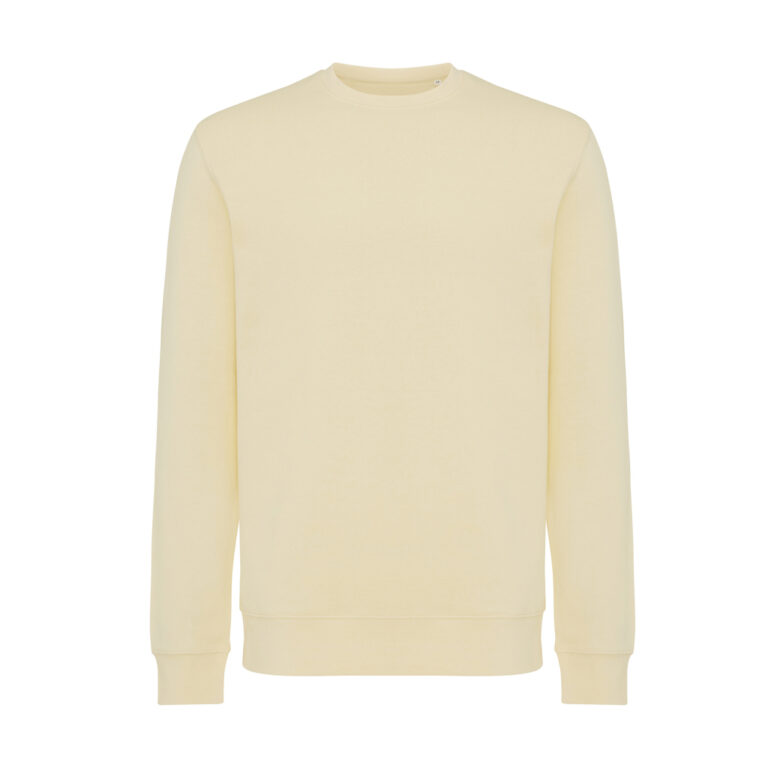 Etosha lichtgewicht gerecycled katoen sweater, cream yellow