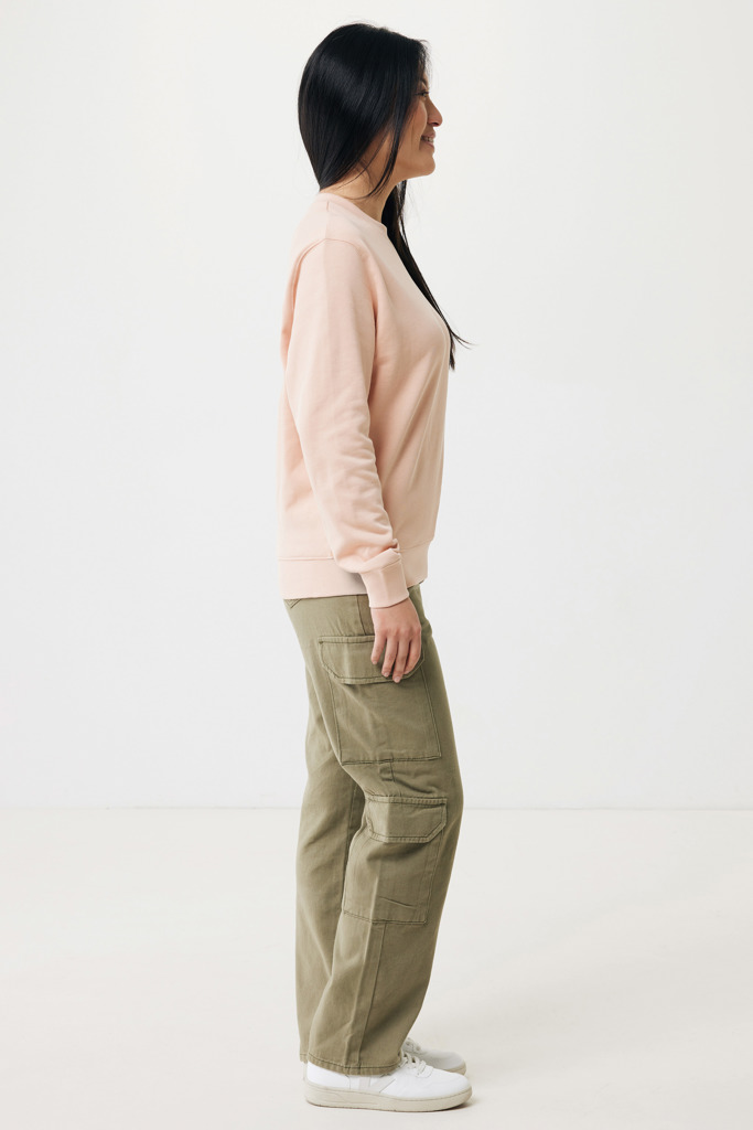 Etosha lightweight recycled cotton crew neck, peach nectar