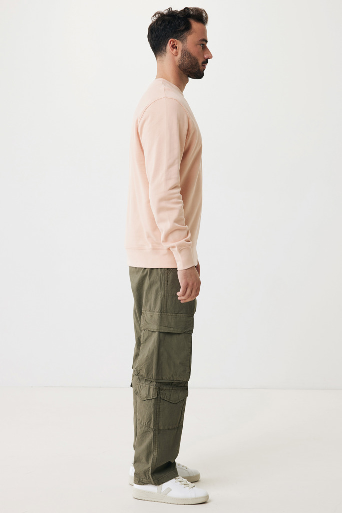 Etosha lightweight recycled cotton crew neck, peach nectar