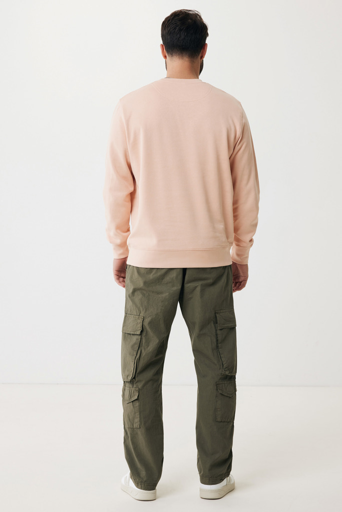 Etosha lightweight recycled cotton crew neck, peach nectar