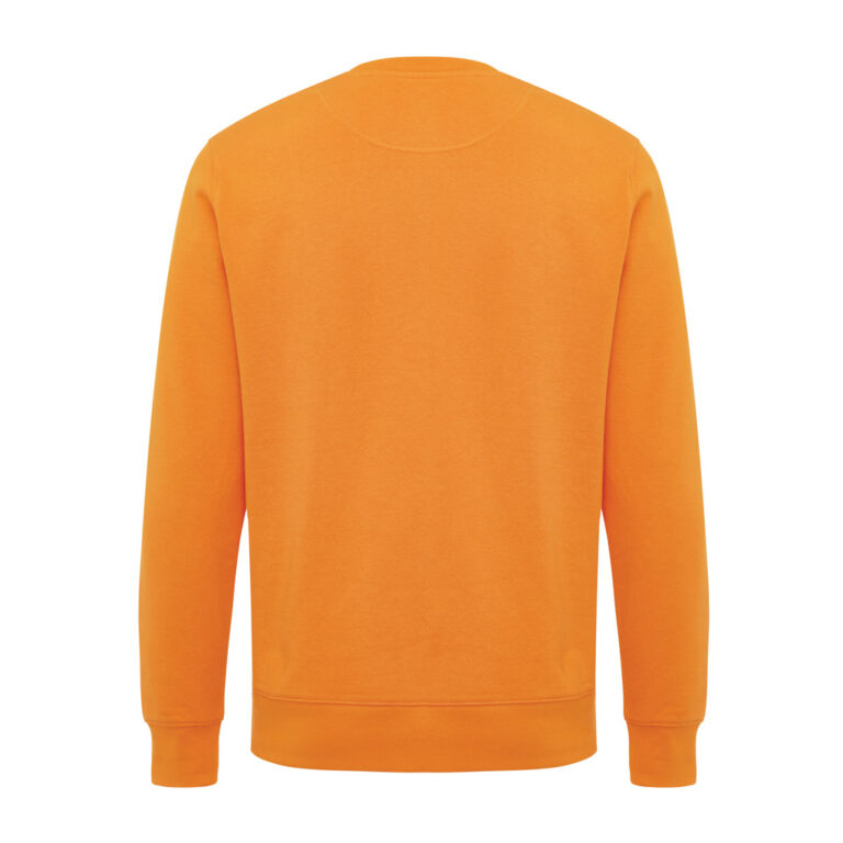 Etosha lightweight recycled cotton crew neck, orange