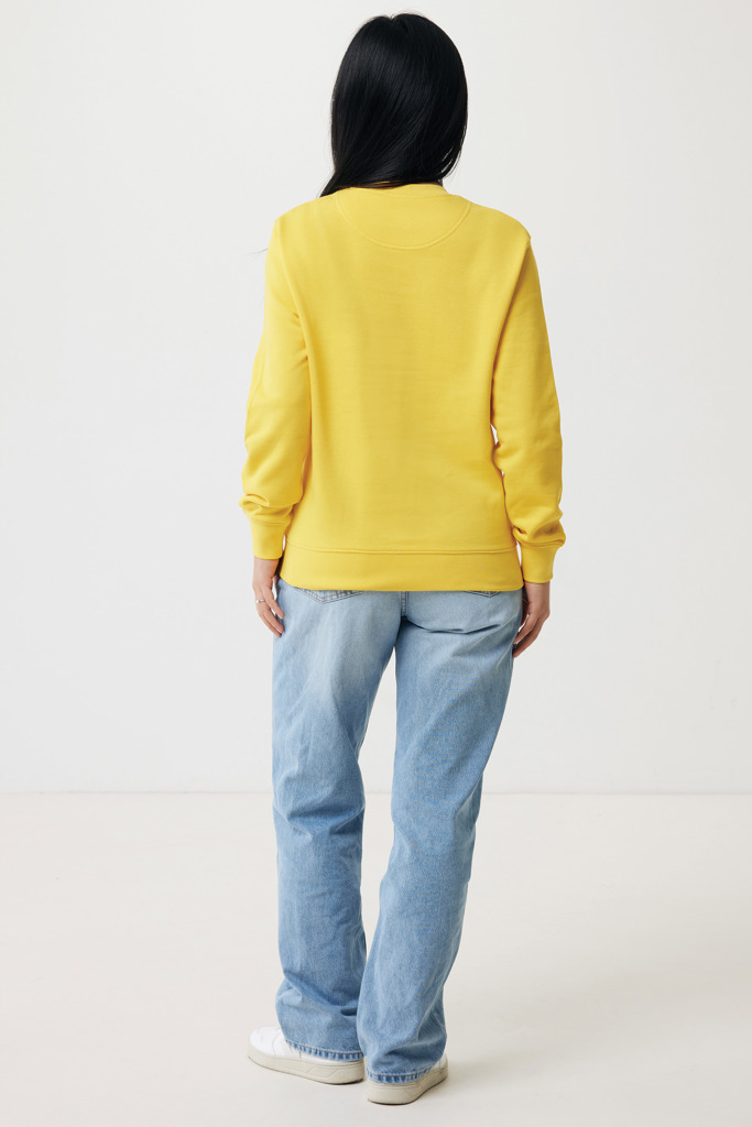 Etosha lightweight recycled cotton crew neck, yellow