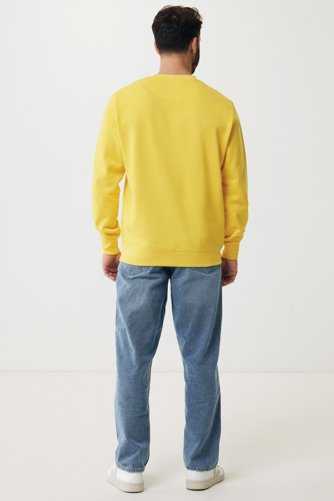 Etosha lightweight recycled cotton crew neck, yellow