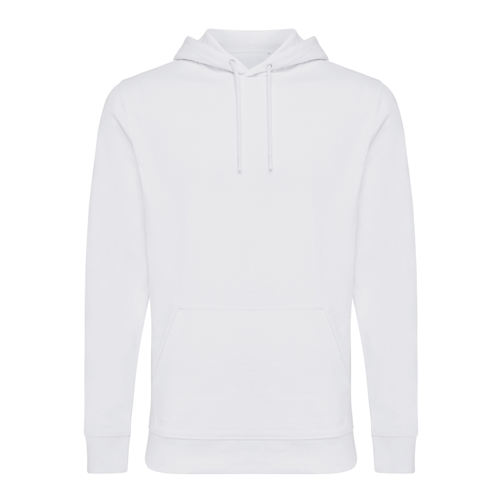 Jasper recycled cotton hoodie, recycled white