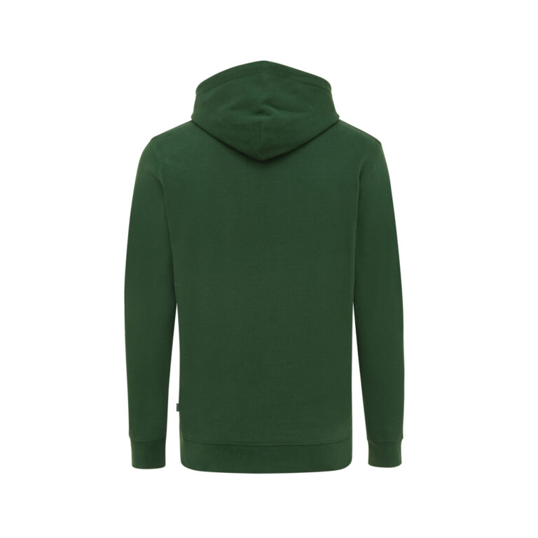 Sweat à capuche en coton recyclé Jasper, forest green