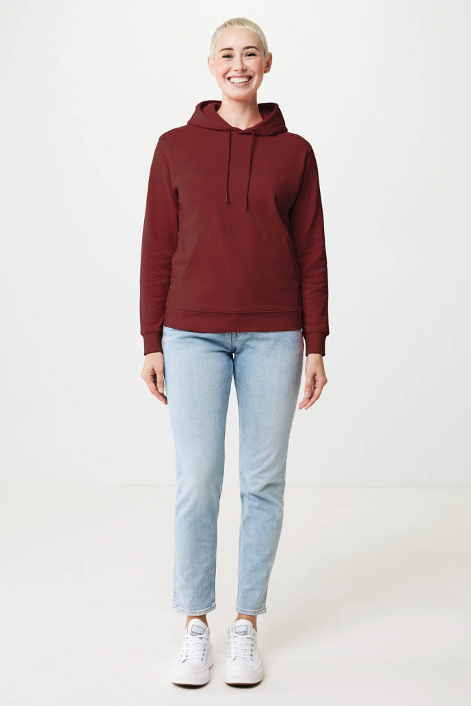 Jasper Sudadera Capucha Mid Weight Algodón Reciclado, rojo b