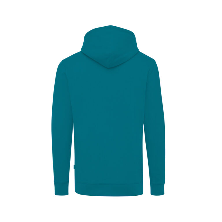 Jasper recycled cotton hoodie, verdigris