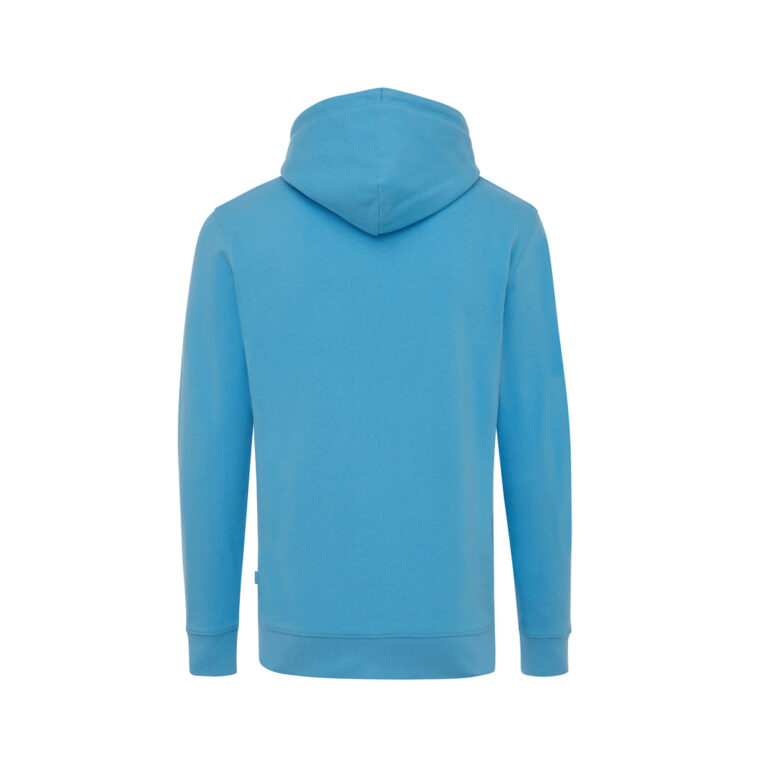 Jasper recycled cotton hoodie, tranquil blue