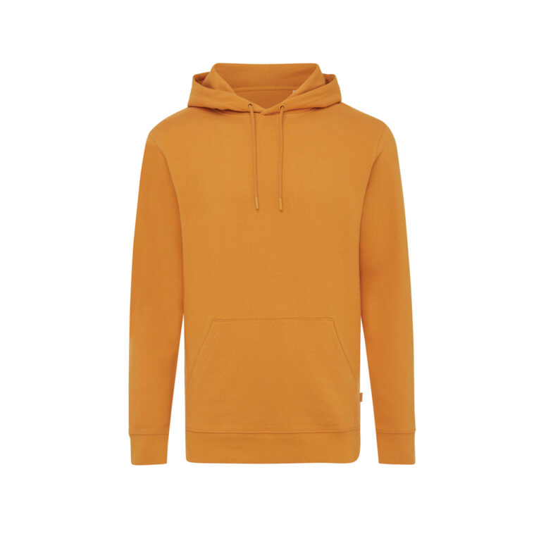 Jasper hoodie i återvunnen bomull, sundial orange