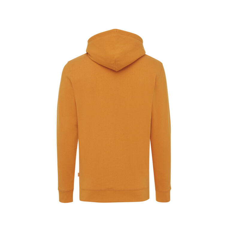 Jasper hoodie i återvunnen bomull, sundial orange