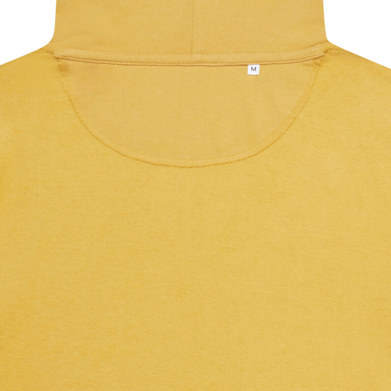 Jasper recycled cotton hoodie, ochre yellow