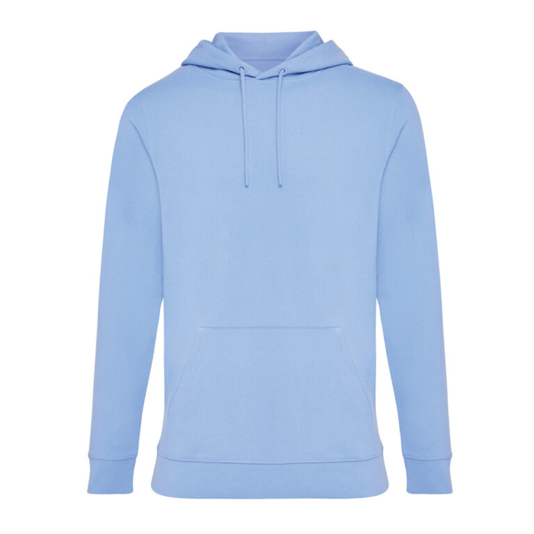 Jasper recycled cotton hoodie, sky blue