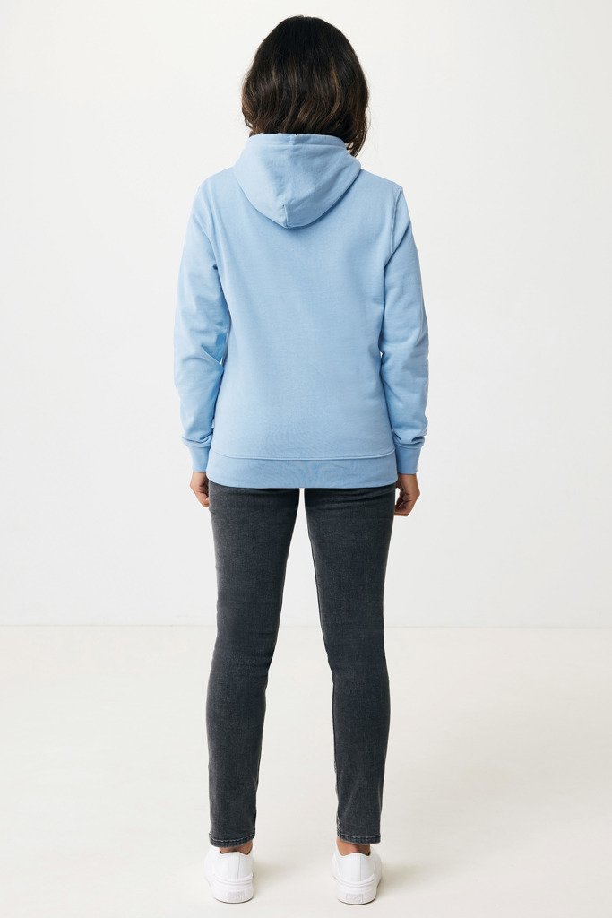 Jasper recycled cotton hoodie, sky blue
