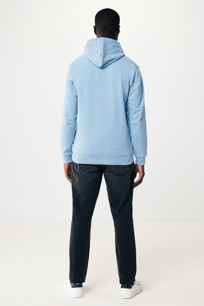 Jasper recycled cotton hoodie, sky blue
