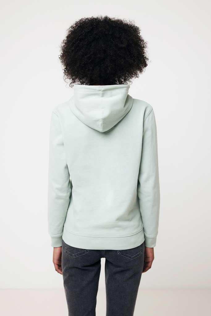 Jasper recycled cotton hoodie, iceberg green