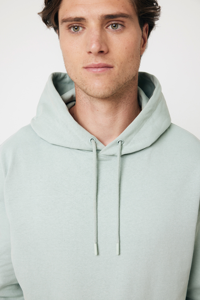 Jasper recycled cotton hoodie, iceberg green