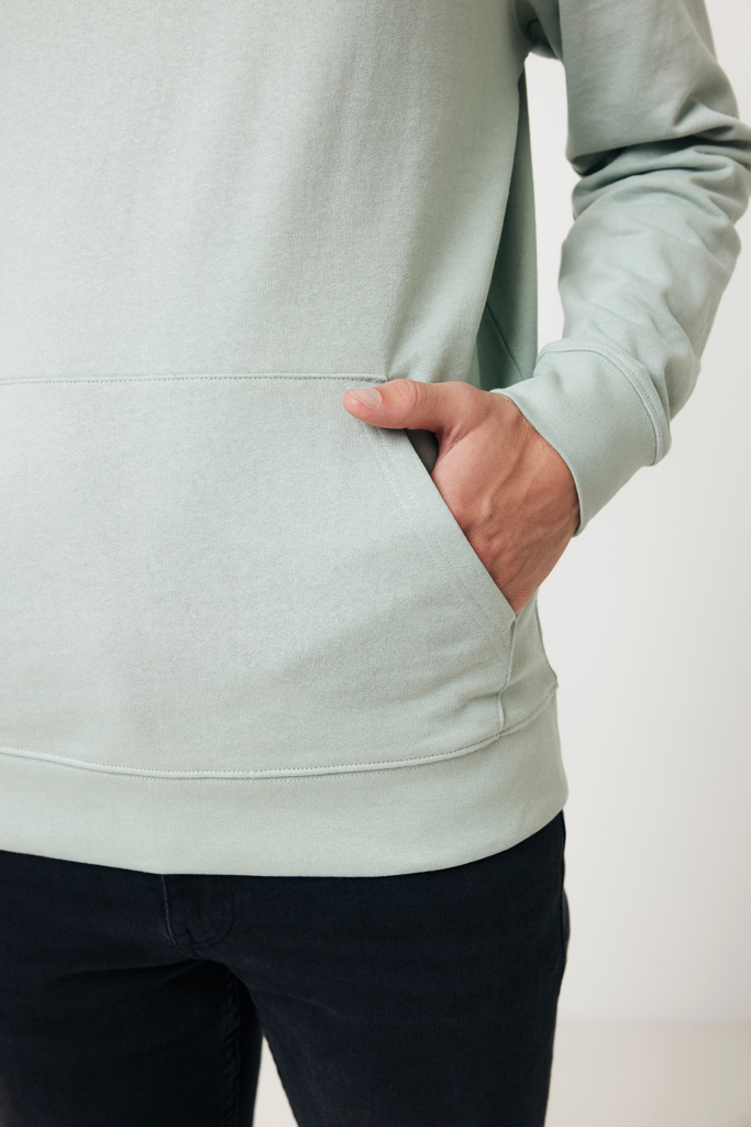 Jasper recycled cotton hoodie, iceberg green
