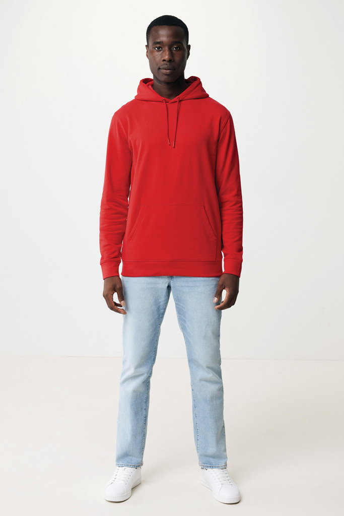 Jasper Sudadera Capucha Mid Weight Algodón Reciclado, rojo