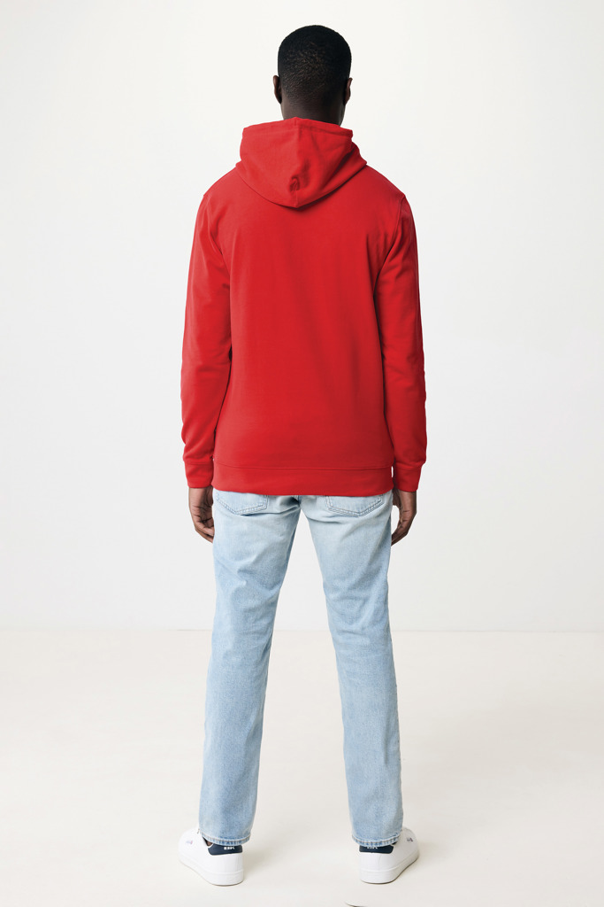 Jasper Sudadera Capucha Mid Weight Algodón Reciclado, rojo