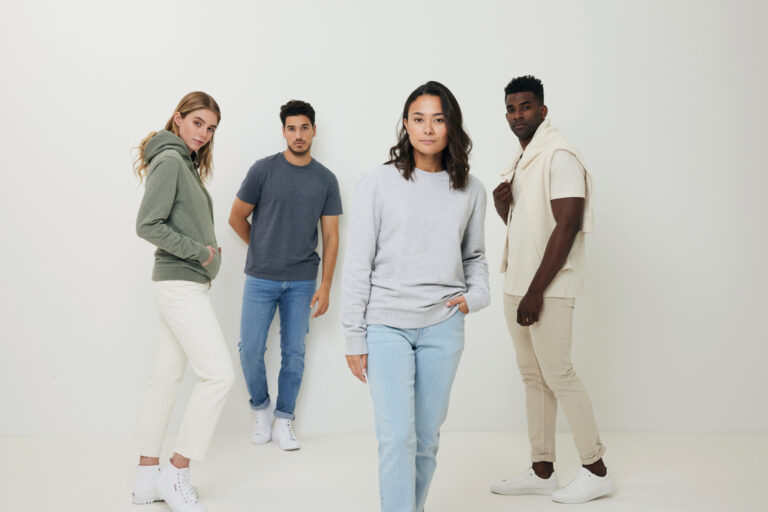 Torres recycled cotton hoodie undyed, heather grey