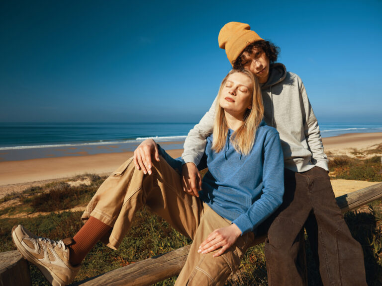 Torres recycled cotton hoodie undyed, heather grey