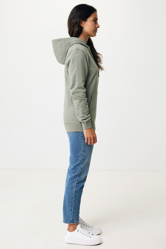 Torres recycled cotton hoodie undyed, heather green