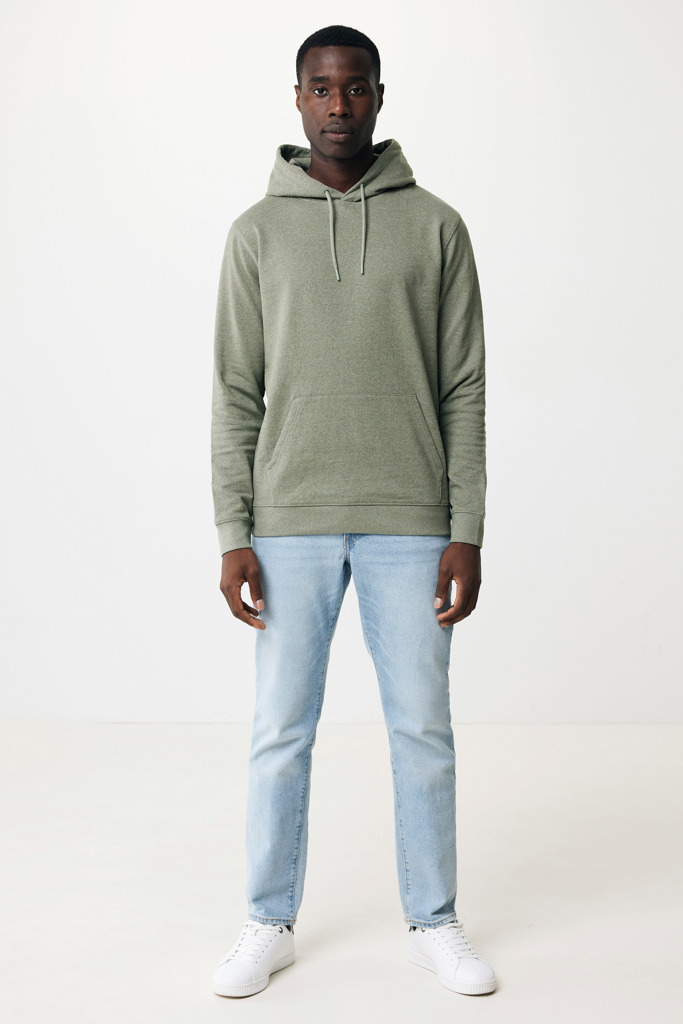 Torres recycled cotton hoodie undyed, heather green