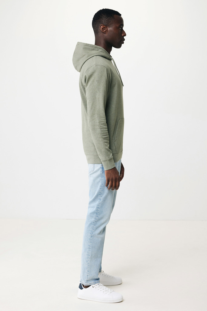 Torres recycled cotton hoodie undyed, heather green