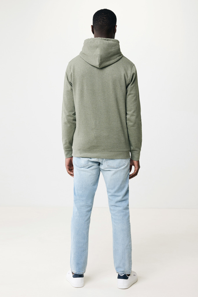 Torres recycled cotton hoodie undyed, heather green