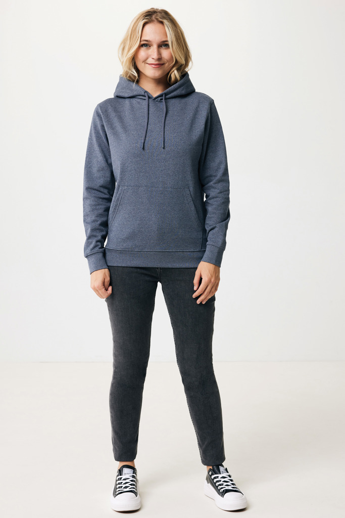 Torres recycled cotton hoodie undyed, heather navy