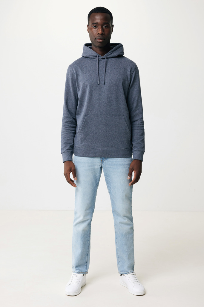 Torres recycled cotton hoodie undyed, heather navy