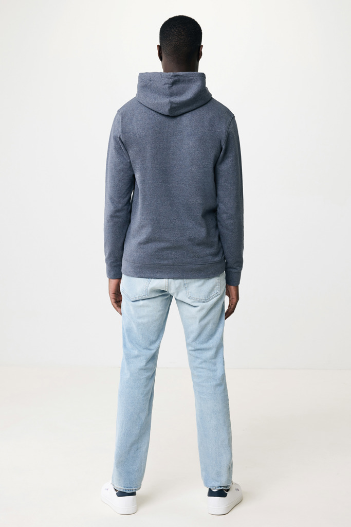 Torres recycled cotton hoodie undyed, heather navy