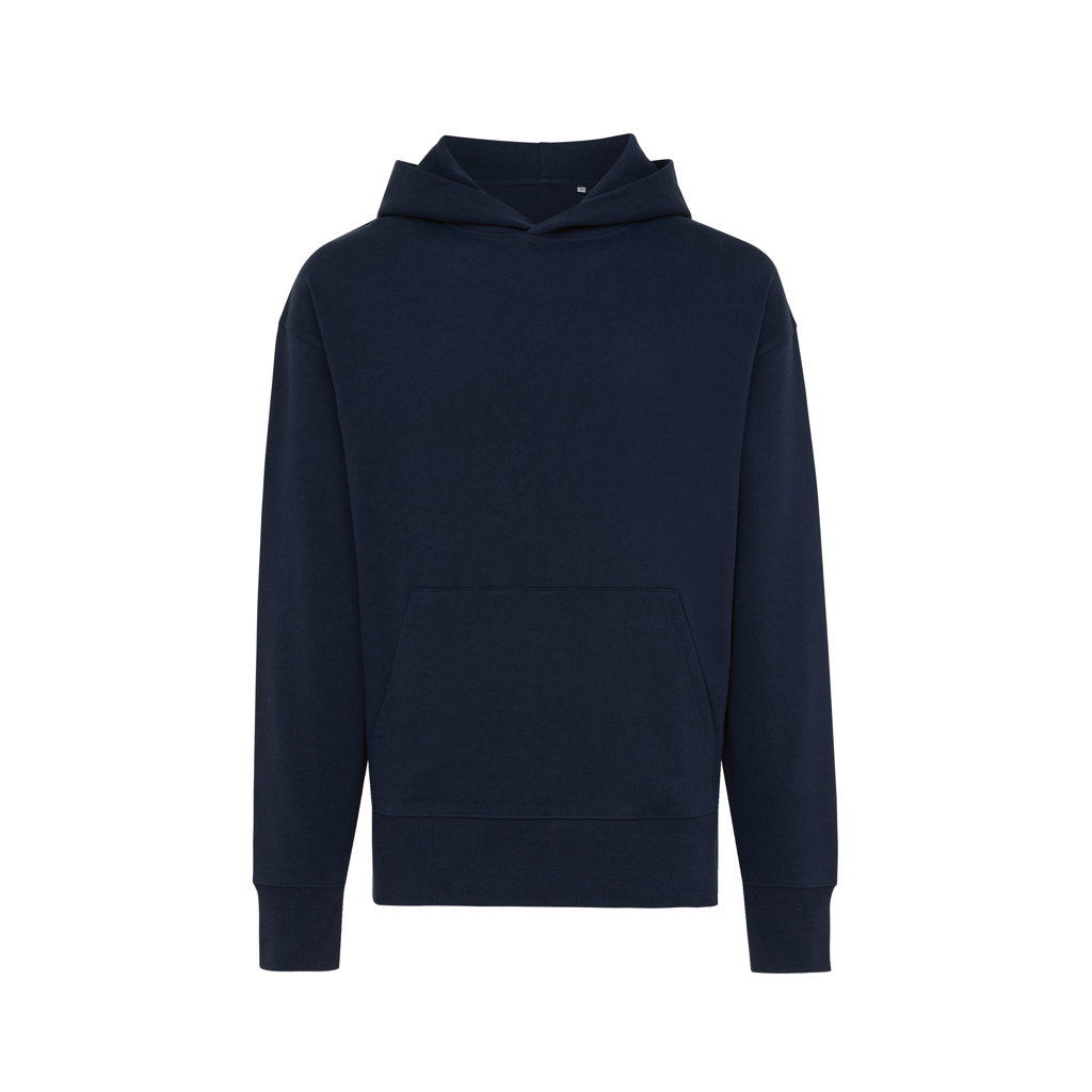 Yoho recycled cotton relaxed hoodie, navy