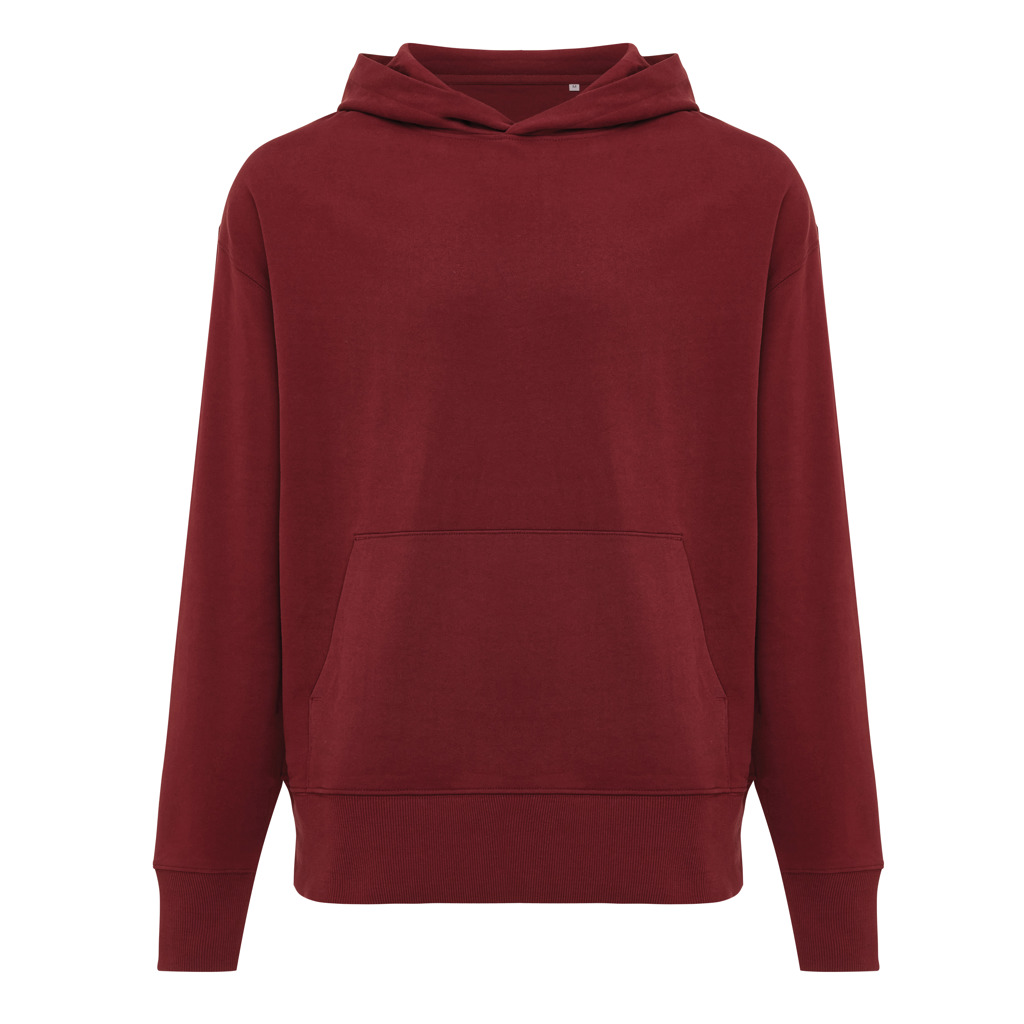 Yoho Sudadera Capucha Relax Fit Algodón Reciclado, rojo burd