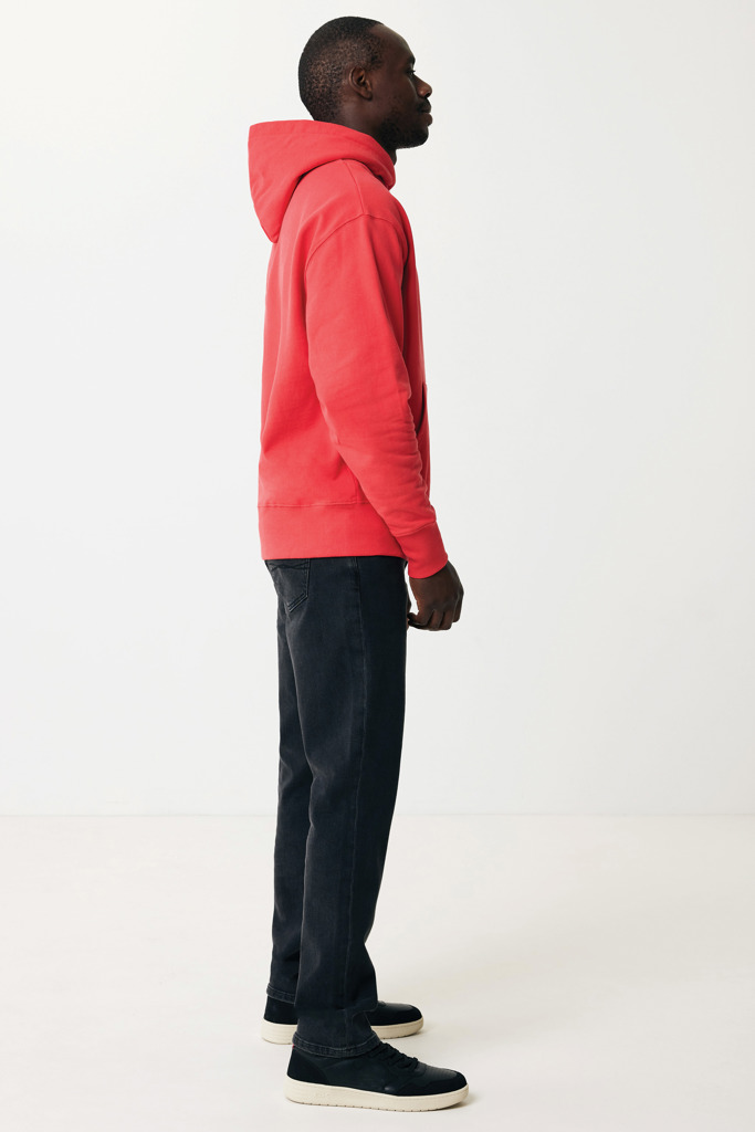 Yoho Relax-Hoodie aus recycelter Baumwolle, luscious red