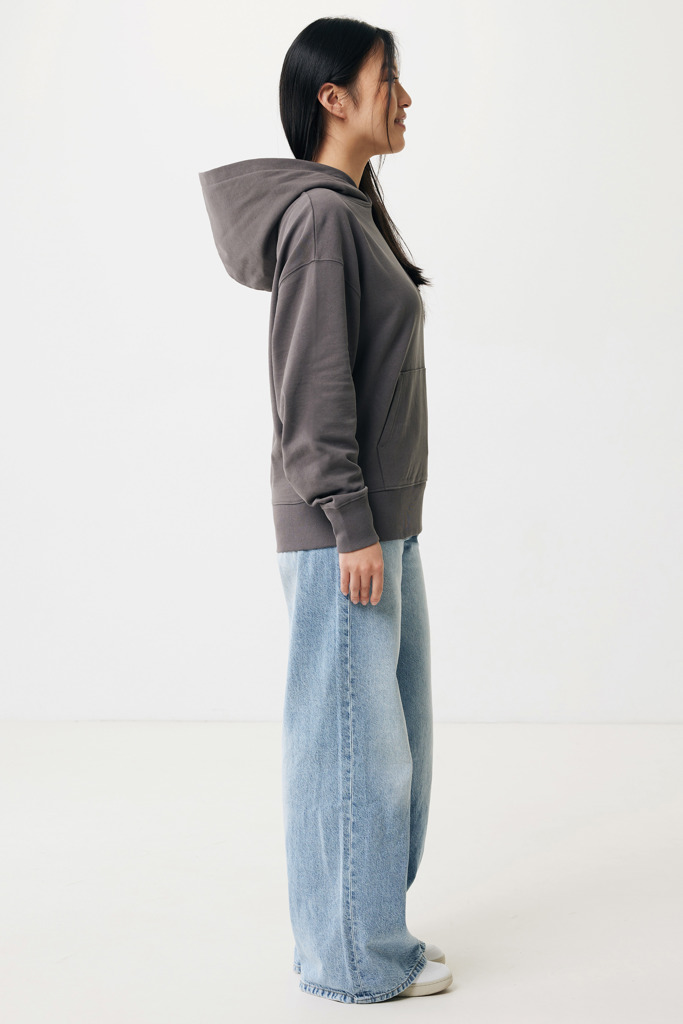 Yoho Relax-Hoodie aus recycelter Baumwolle, anthrazit